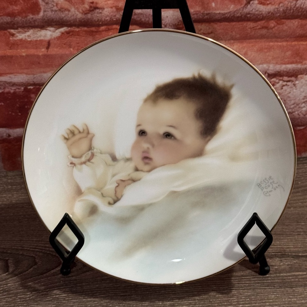 Vintage Bundles of Joy Plate The Hamilton Collection 1st Issue “Awakening” 1980s